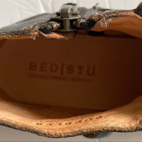 Bed Stu Black Leather Ankle Boots - Picture 10 of 12